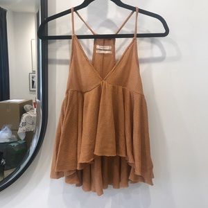 NWOT Urban Outfitters orange flowy tank